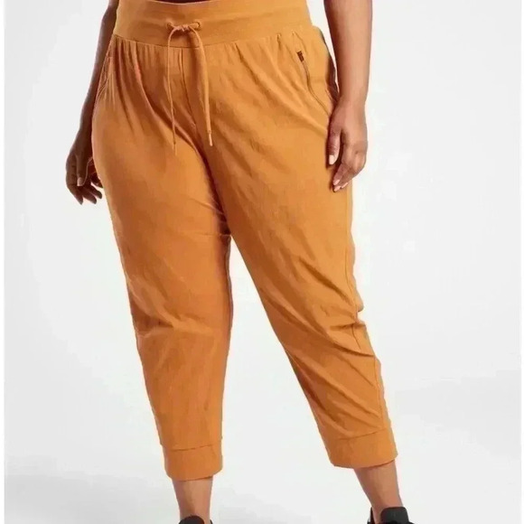 Athleta Women's Plus Trekkie North Jogger 24 Rust High Rise Athleisure Hiking‎ - Picture 1 of 13